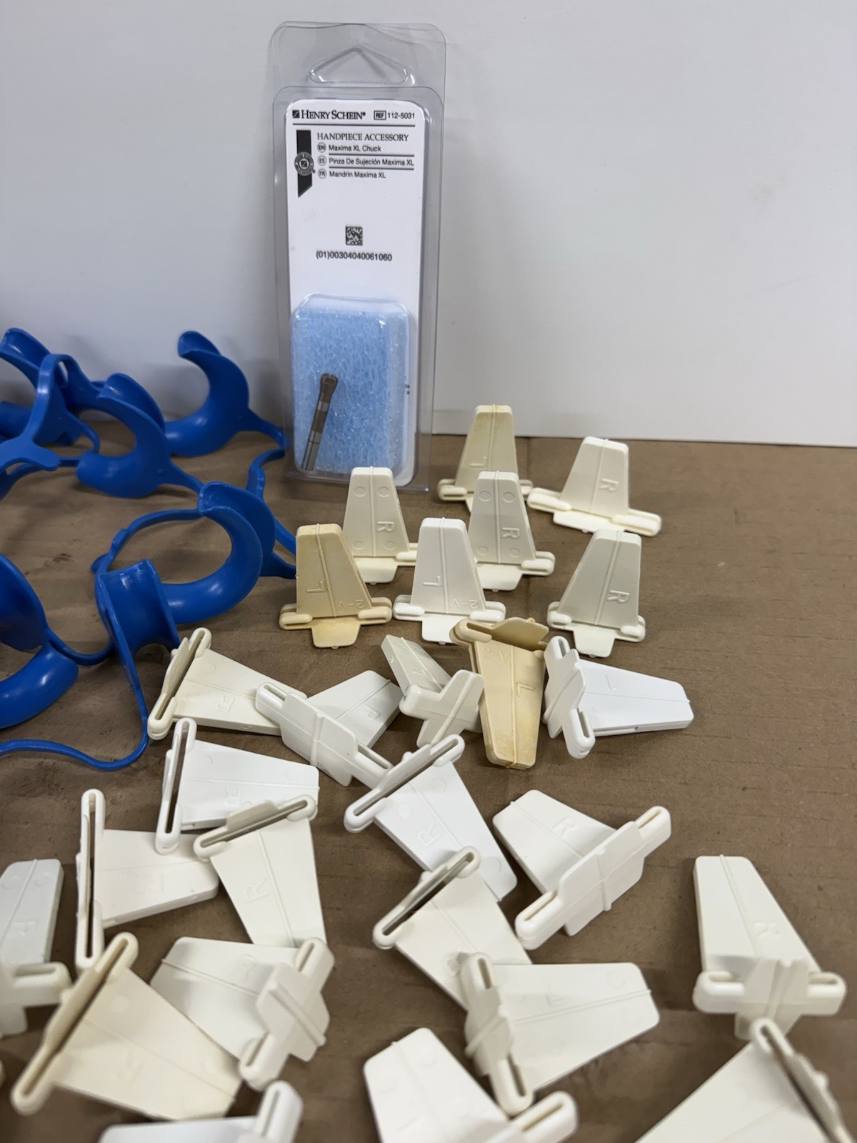 Dental Training & X-Ray Holder Lot Bitewing Arms Film Tabs Models Henry Schein
