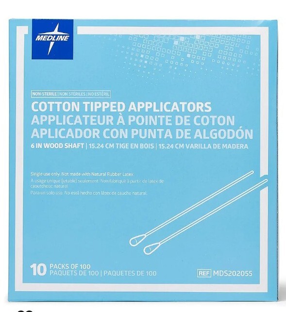 4000 Non-Sterile Disposable 6″ Inch Cotton Tipped Applicators (BB)