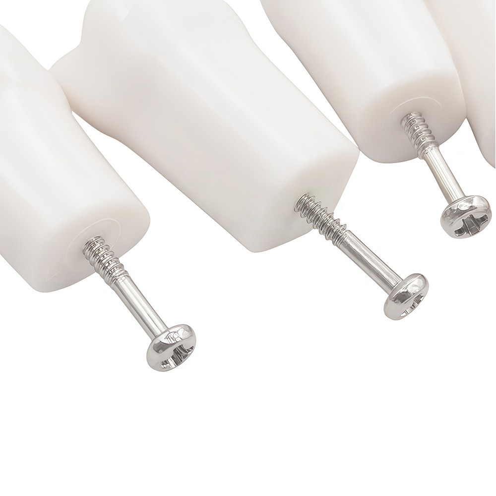 28Pcs Tooth Granule Set Dental Typodont Replacement Screw-in Teeth Model
