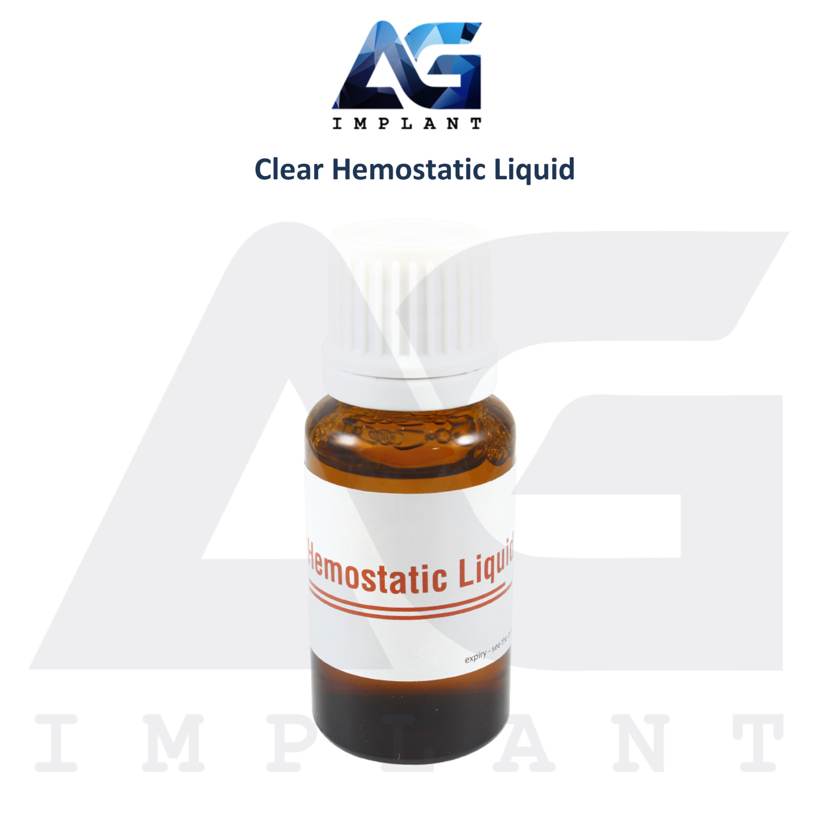 Dental Clear Hemostatic Liquid 15ml Plastic Dropper Effective Quick Wound Care