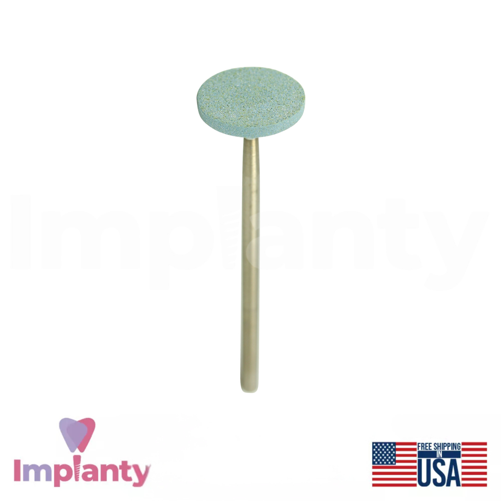 MDT Wheel Ceramics Polisher Bur Ø12mmx2mm Medium & Coarse Grit Type Shaping Tool