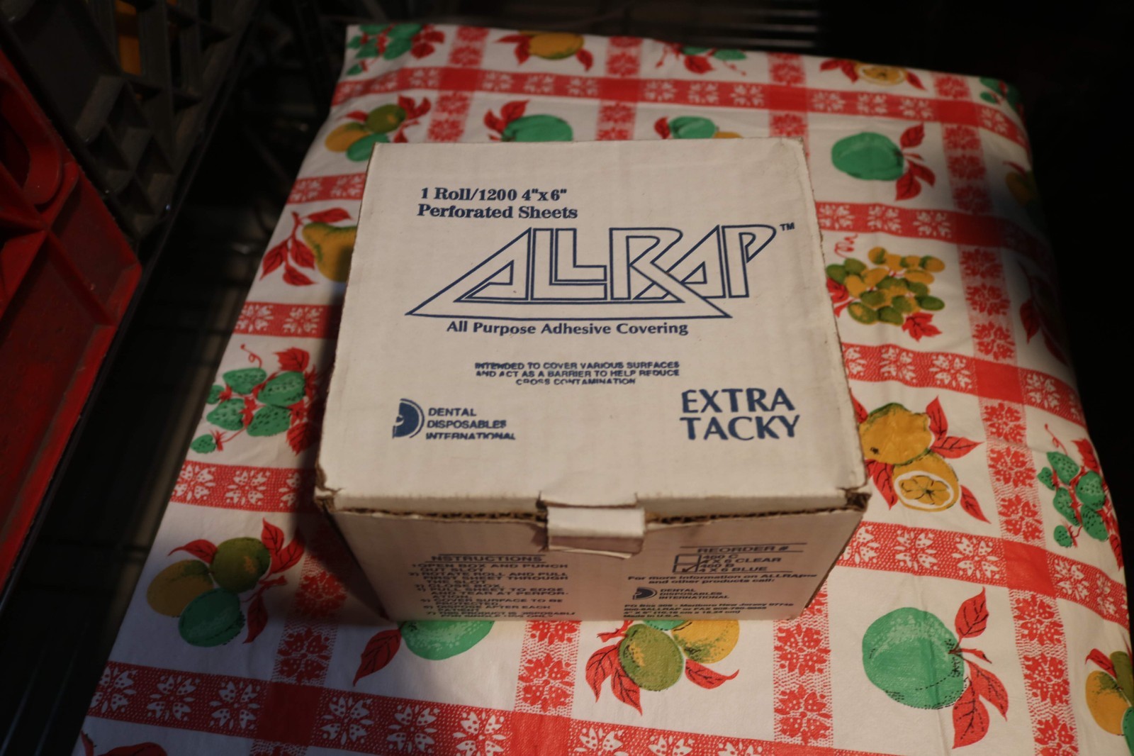 AllRap Perforated 4″ x 6″ Refill Roll 1200 Sheets Roll Blue