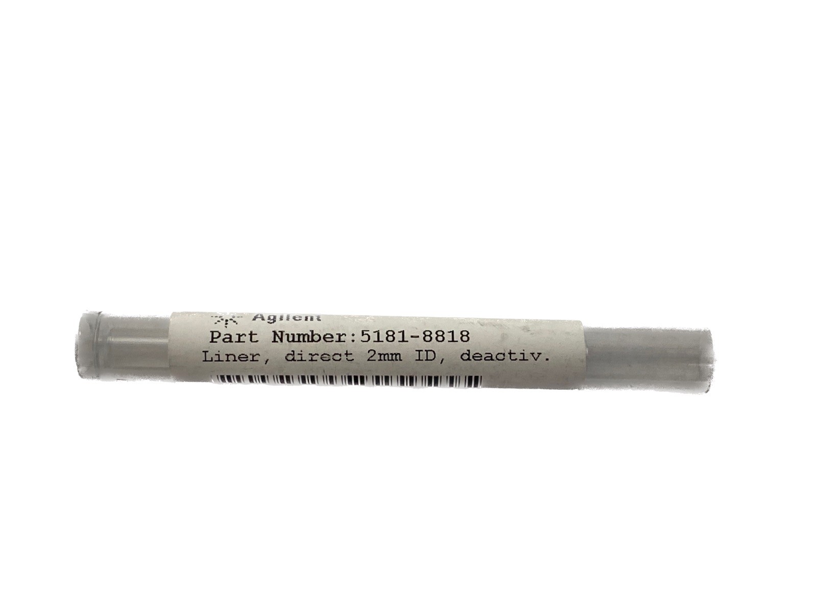 New AGILENT GC Splitless Straight Inlet Liner Deactivated Quartz 250uL 5181-8818