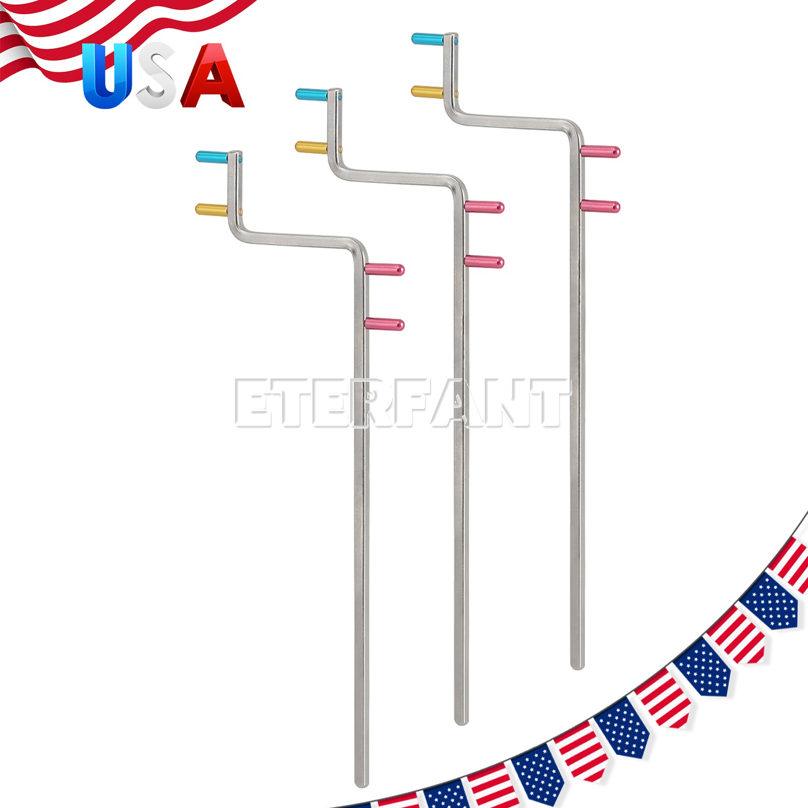 5PCsUniversal Aiming Arm Color Coded Rinn XCP-ORA Style X-Ray Positioning System