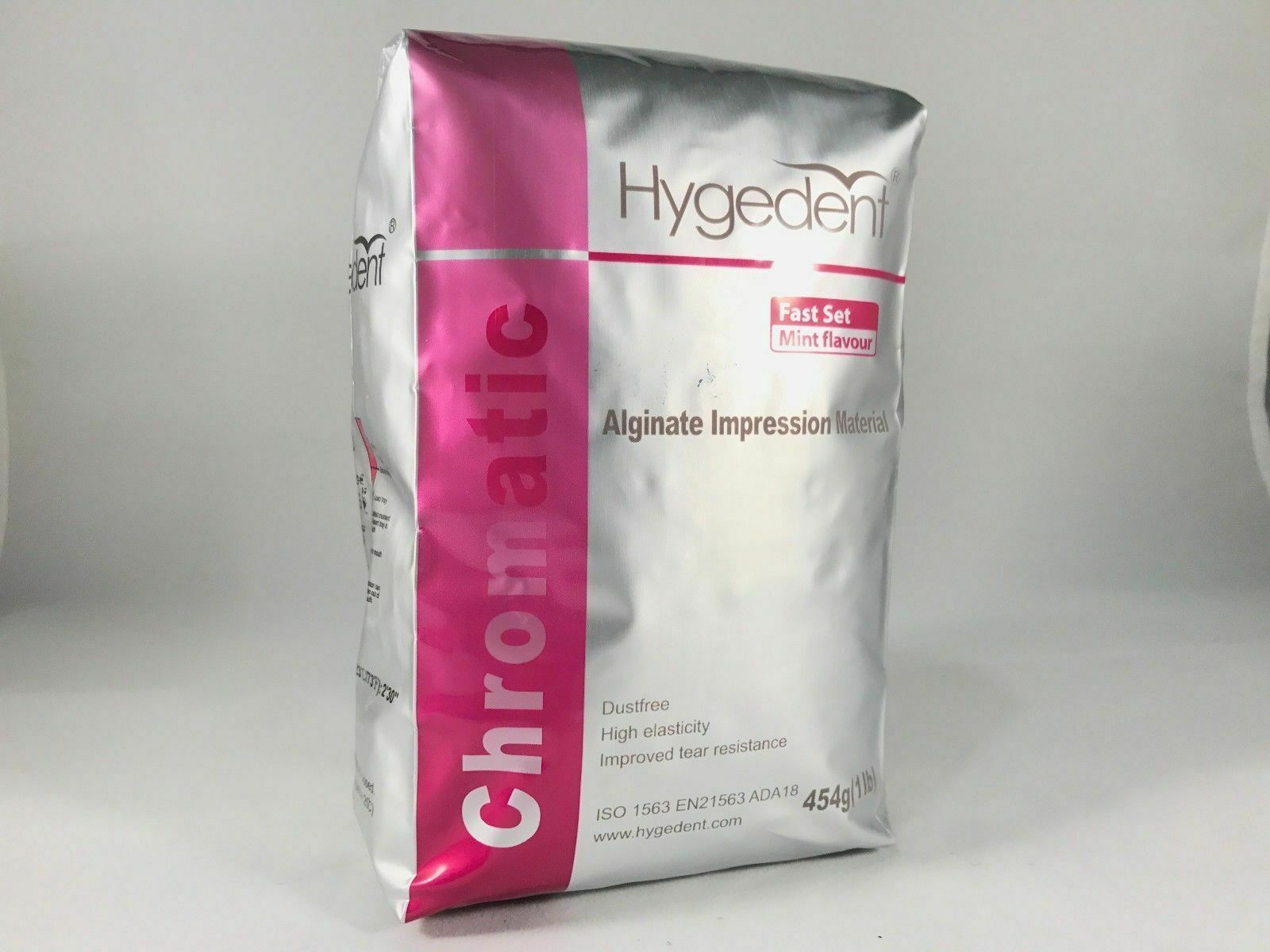 HYGEDENT Chromatic Color changing Fast Set Alginate Impression 1lb (12 Pack)