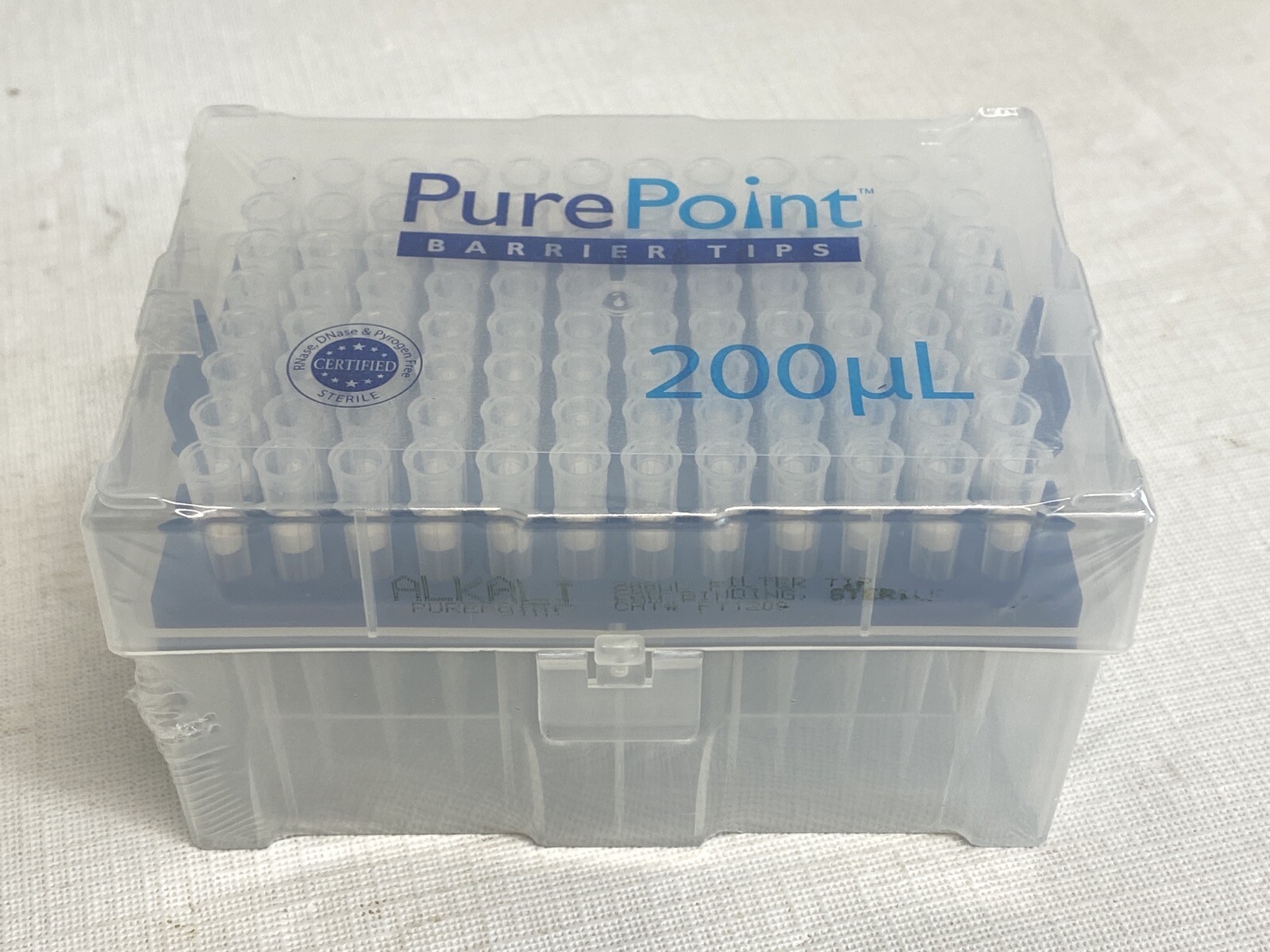 (1728) ALKALI 200uL PurePoint Filter Barrier Pipet Tips 18x 96/Rk FT1200