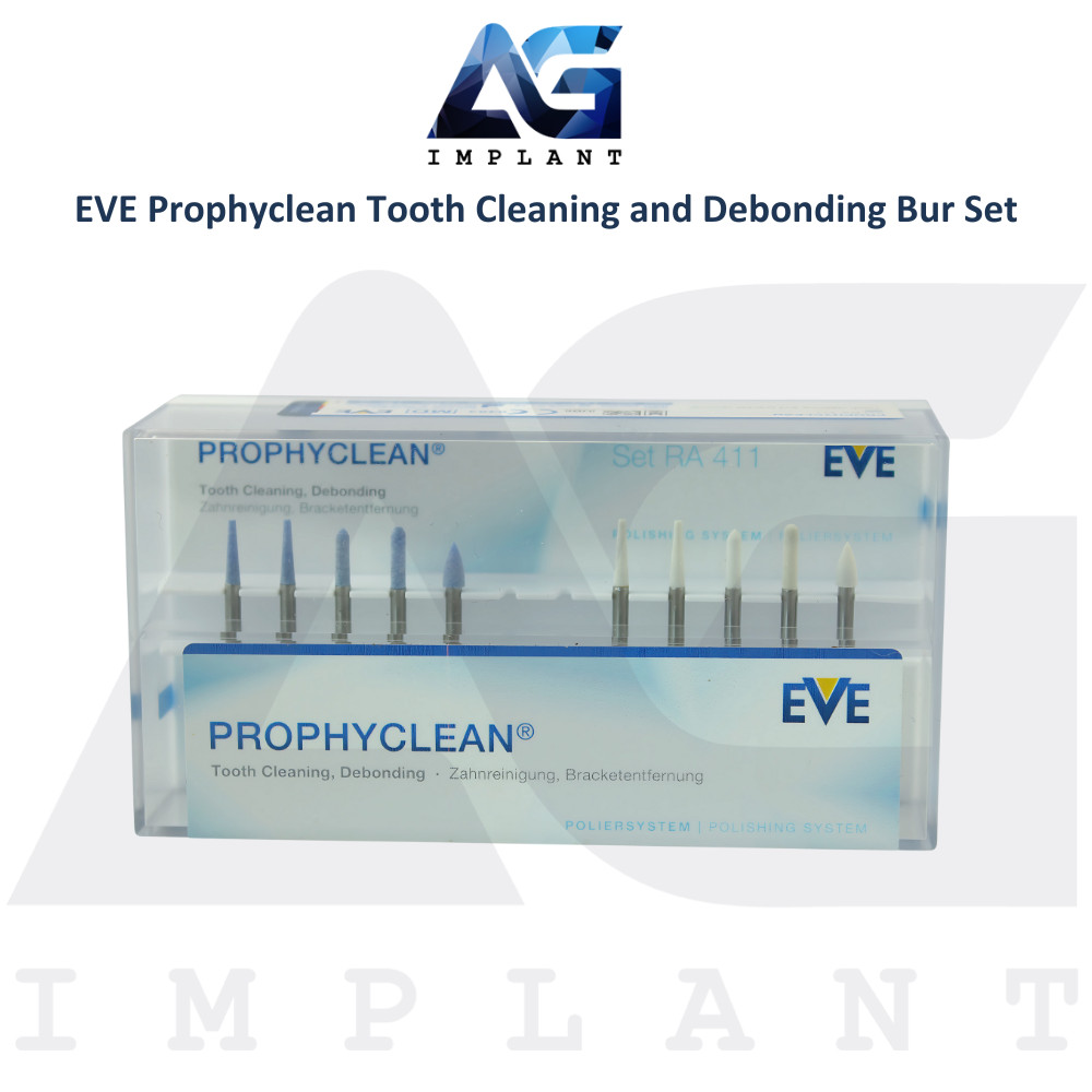 Tooth Cleaning and Debonding Bur Set Medium Coarse Grit Stain Removal Tool