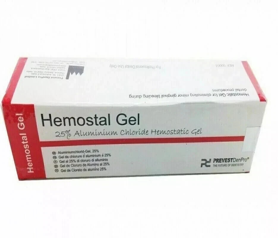 Prevest Denpro Hemostal Gel 25% Aluminium Chloride Hemostatic Agent Dent Care fs