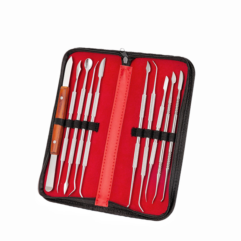 Dental Spatula Plaster Knife Practical Versatile Teeth Wax Carving Tool Set