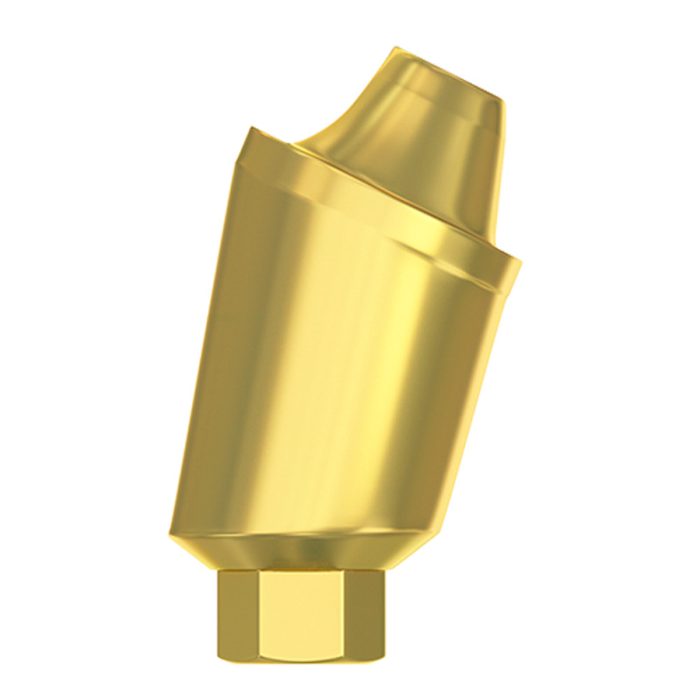 1x Dental Angulated Multi Unit 1.4mm 30° Hex 2.42 Connection Titanium Fixture