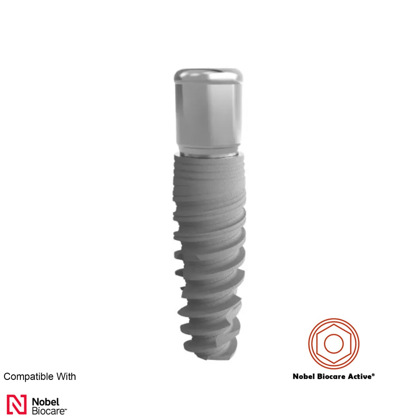 US Locator Attachment Abutment Narrow/Regular Platform fits Nobel Active Conical