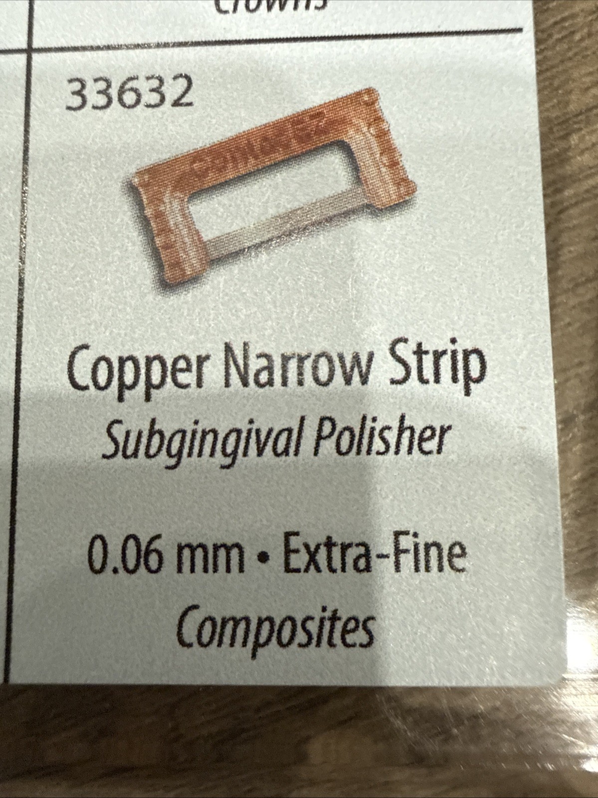 ContacEZ Copper Narrow Strip Subgingival Polisher Extra Fine