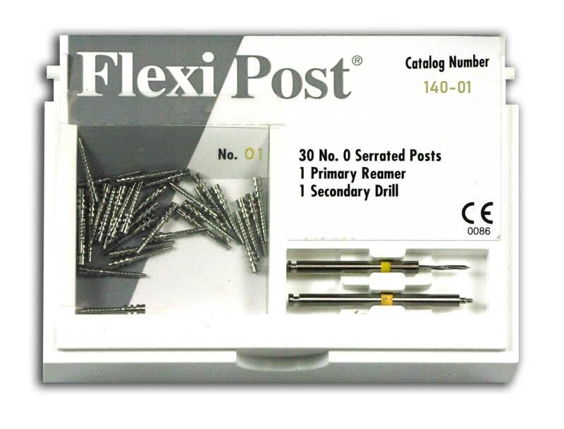 Flexi Post EDS SS Red #1 Stainless Steel Post Refill 30/Pk 140-01 Flexi-Post