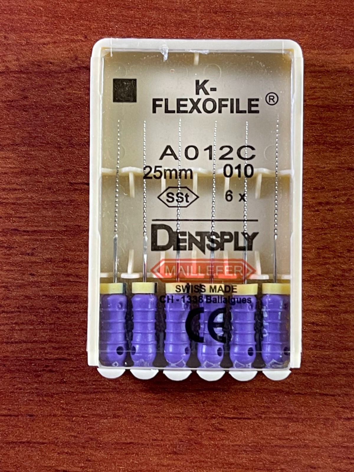 Dentsply Maillefer K-Flexo SS file Endodontic 21,25,31mm 1800 files/pk (300 Box)