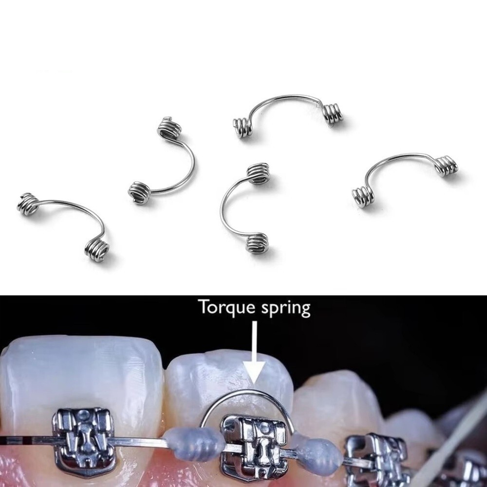 Dental Orthodontic Anterior Teeth Torquing Torque Springs Rectangular Spring SML