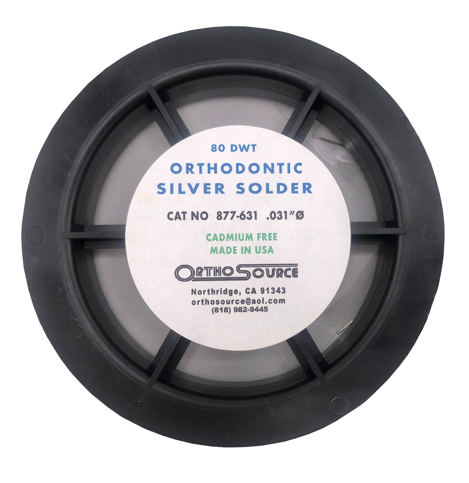 Orthodontic Dental Universal Silver Solder Roll .031″Ø Wire 80DWT-Free Shipping