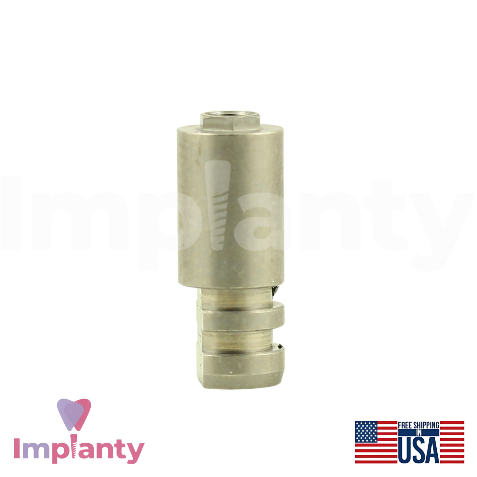 3i Osseotite Compatible Dental Fixture Analog Ø5.0mm Replica Yellow Platform