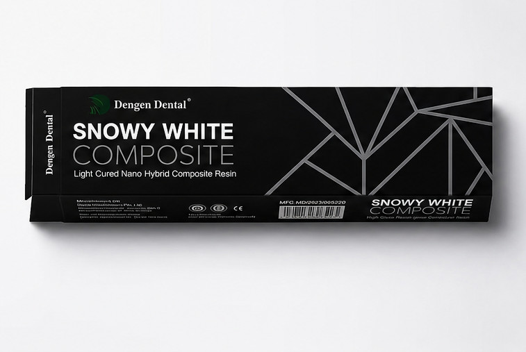 Snowy White LC Nano Hybrid Composite 4g for Anterior Restorations (Bleach Shade)