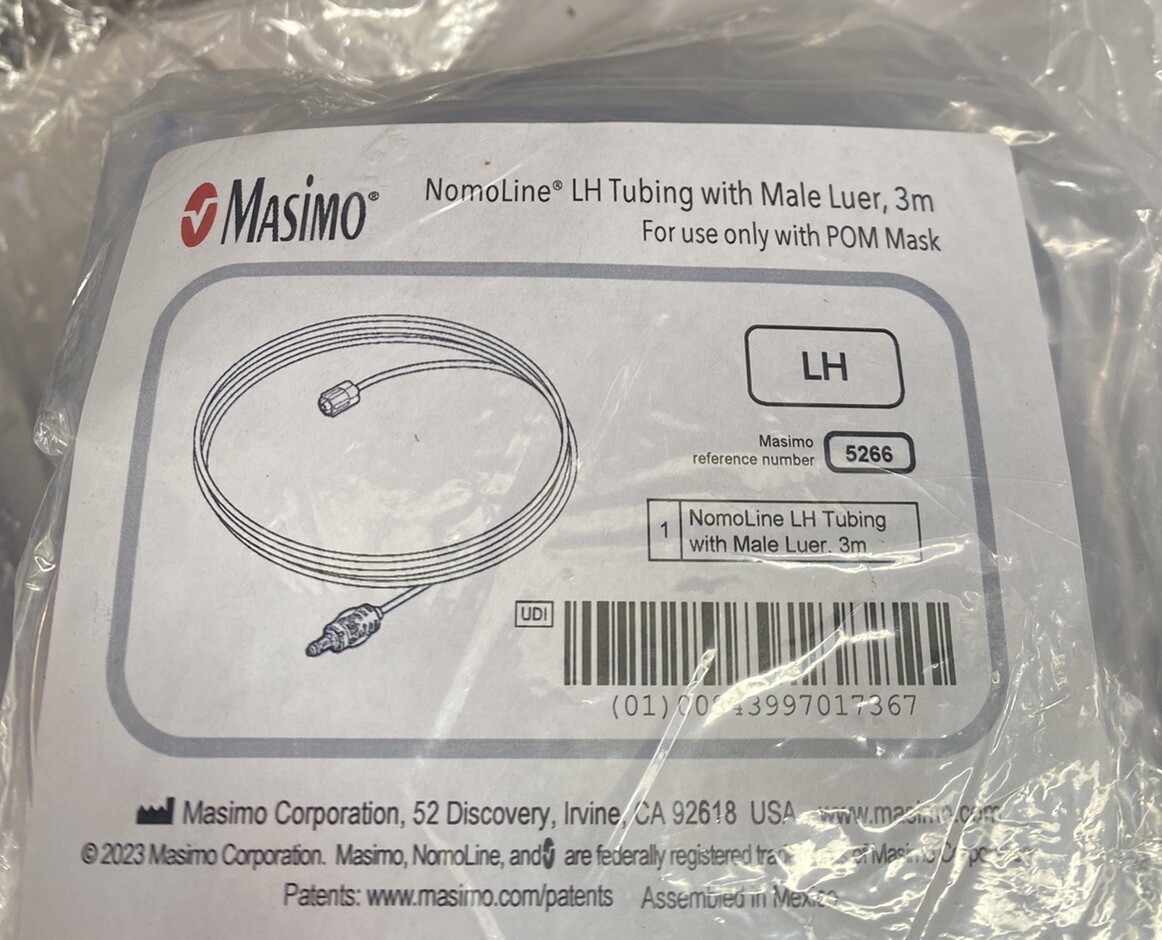 Masimo NomoLine LH-POM Adult High flow mask kit REF 5215 EXP 5-1-2026