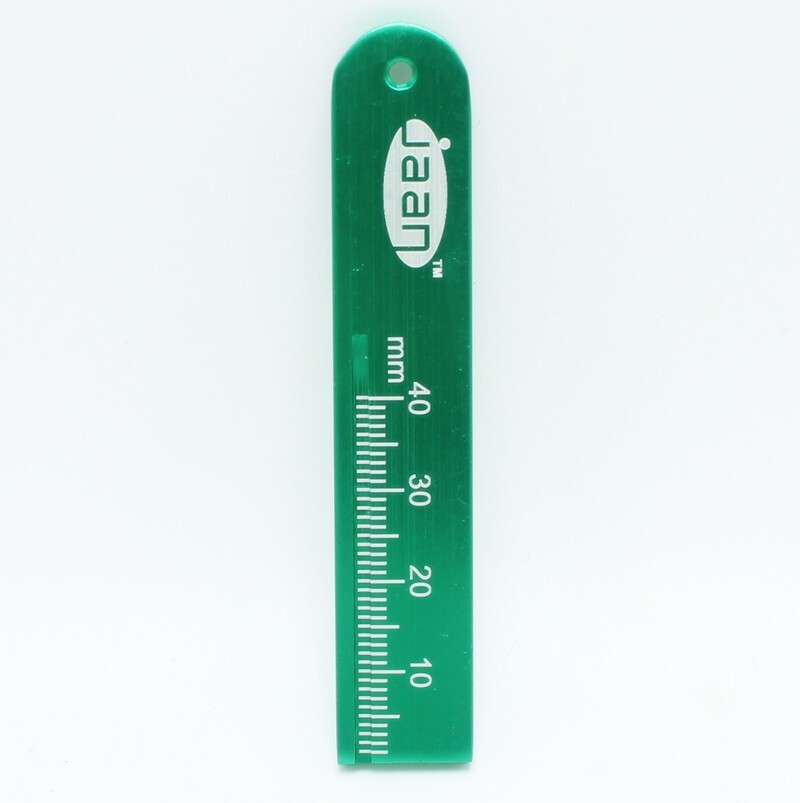 6 Pcs Aluminium Dental Endo Rulers Span Measure Scale Endodontic Dentist Tools