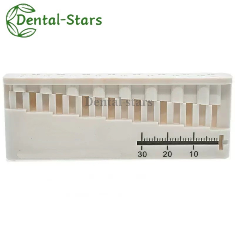 Dental Endo Measuring Block Endodontic File Holder Measuring Ruler Autoclavable