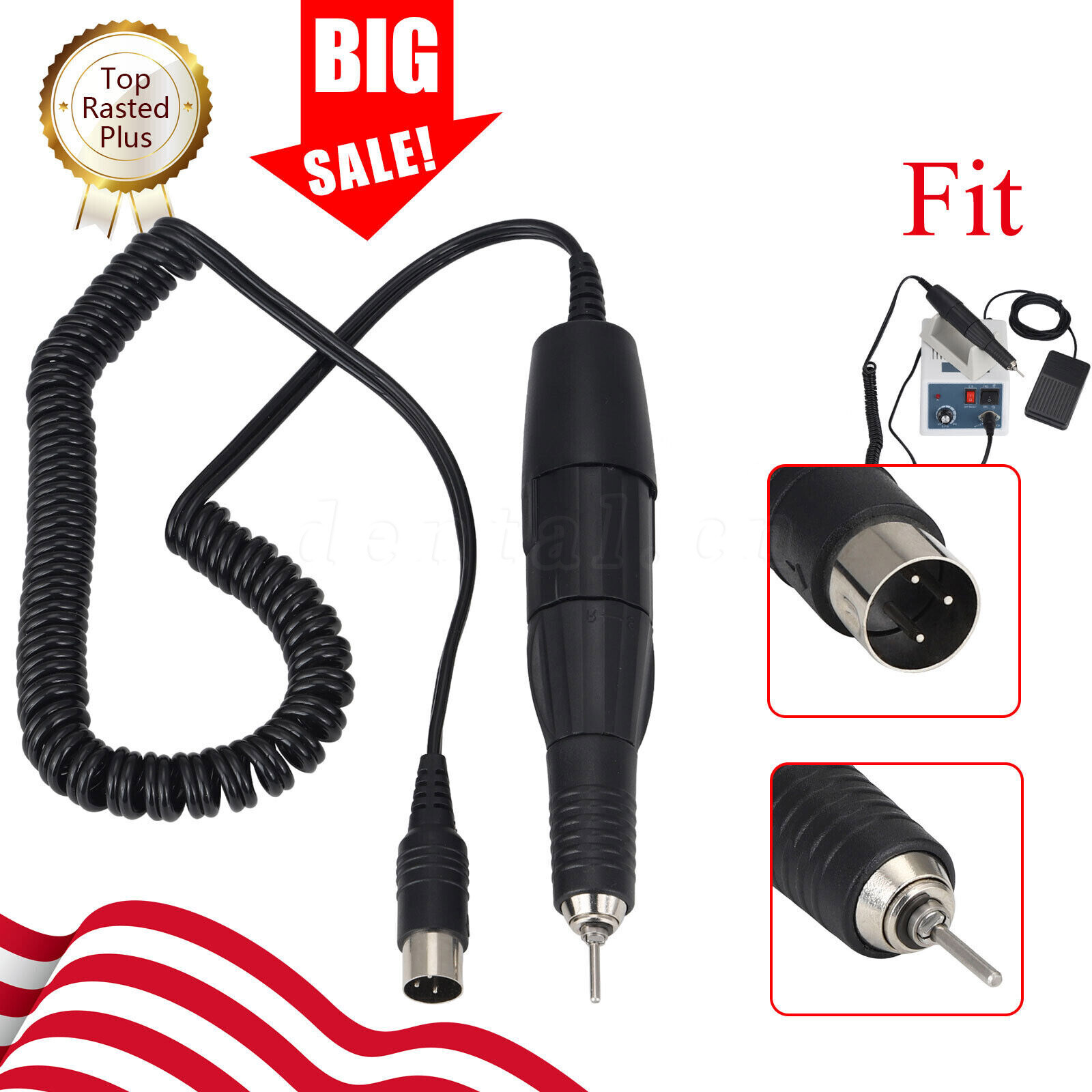 Electric Dental Micromotor Polishing Handpiece Motor 35KRPM Dental Lab Equipment