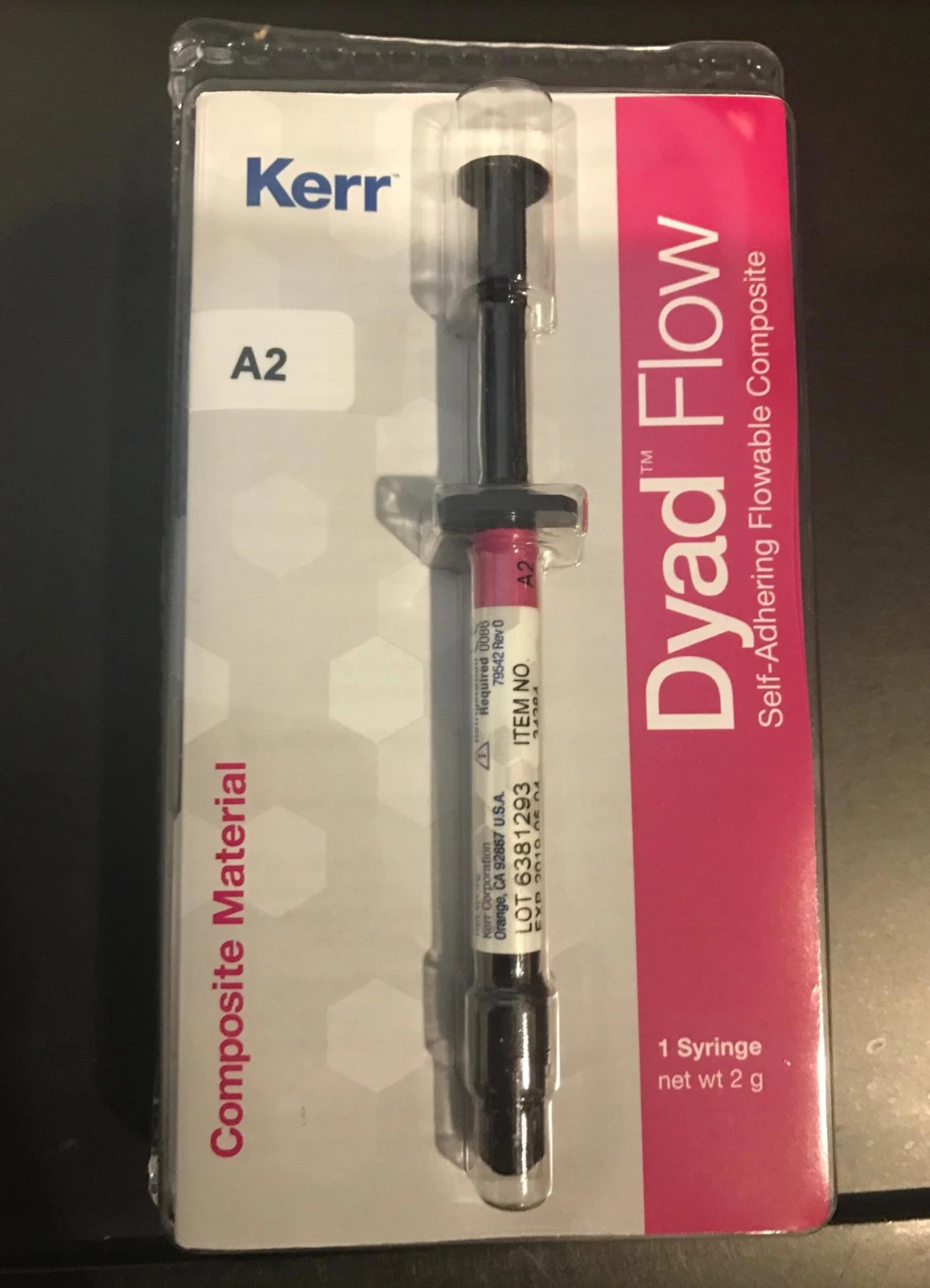 Kerr Dyad Flo Self Adhering Flowable Composite A2 2 2028/1