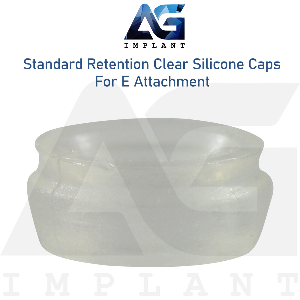 10 Standard Regular Silicone Caps For E Attachment Dental Overdenture