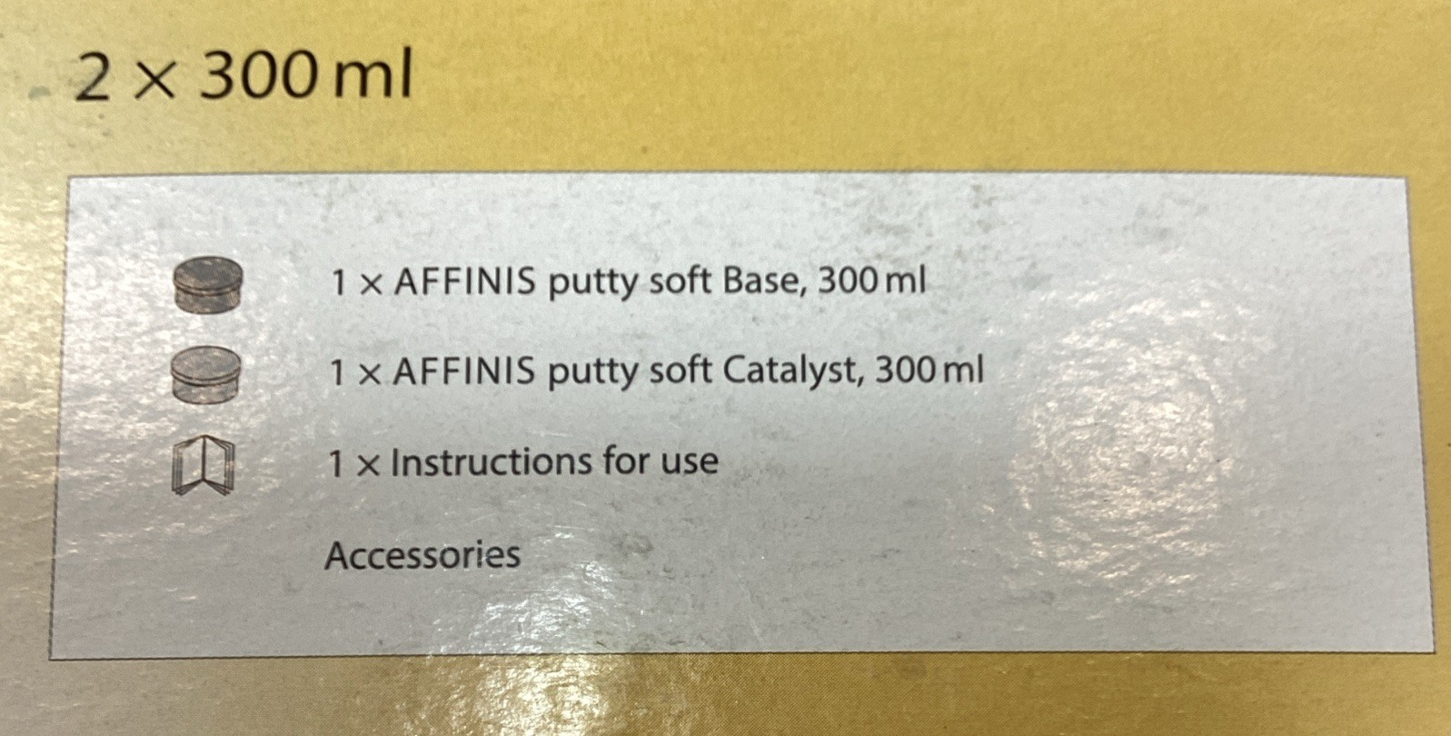 Coltene 6530 Affinis Perfect Impressions Putty Soft 300ml Exp 03/07/2028