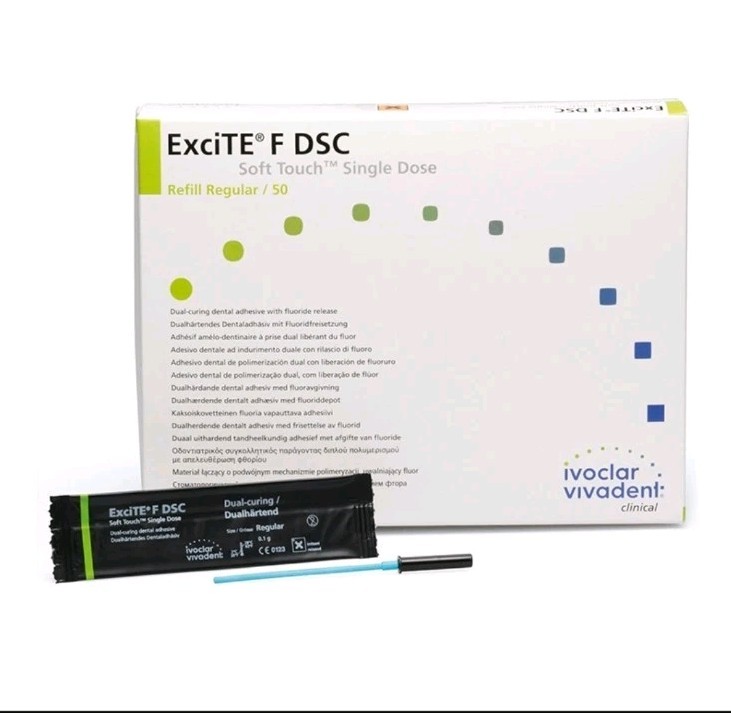 Ivoclar 630378 Excite F DSC Adhesive Single Dose Regular 0.1 Gm 50/Pk EXP: 12/26
