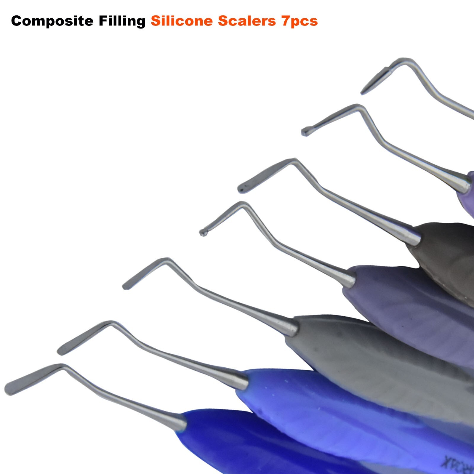 13Pcs Dental Composite Filling Instruments Setup – Silicone Ergonomic Handles