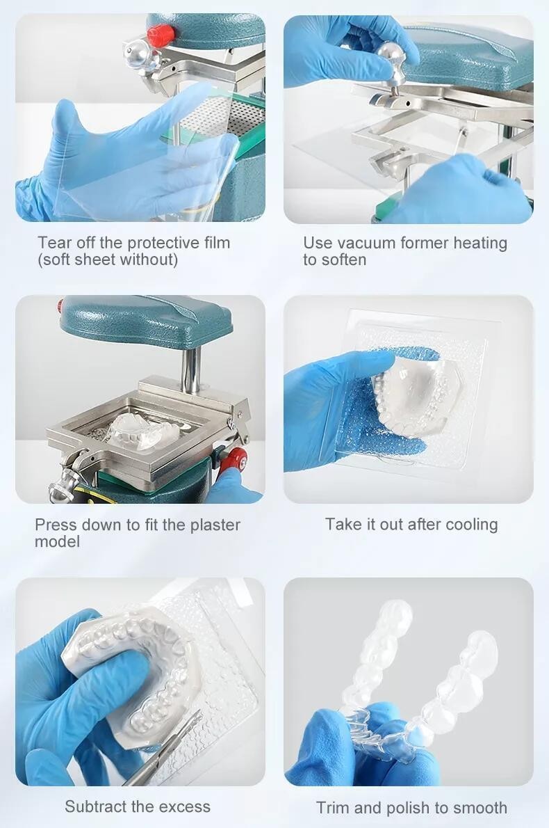 Dental Plastic Ortho Splint Thermoforming Sheet For Vacuum Forming Sheet 1.0-3.0