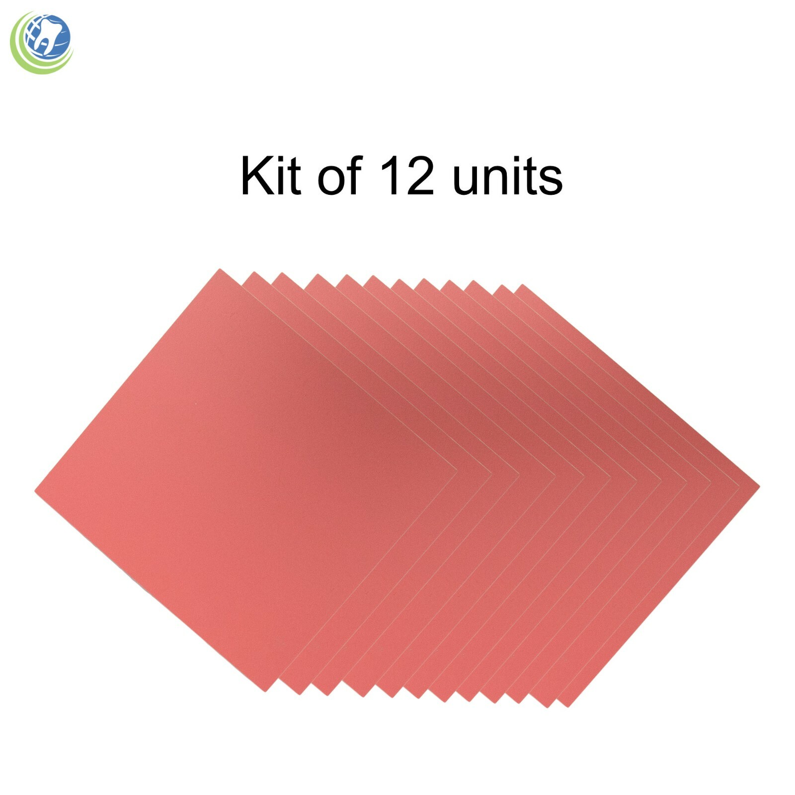 Dental Lab Vacuum Forming Base Plate Material 0.060″ Pink 12 pcs 5″ x 5″ sheets