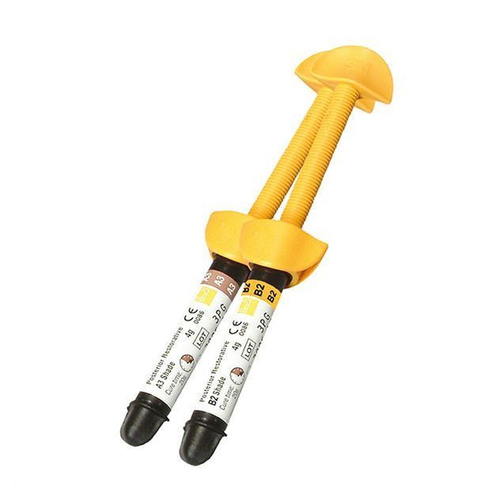3M ESPE P60 Posterior Composite Syringe Dental Filling Material Pack of 20