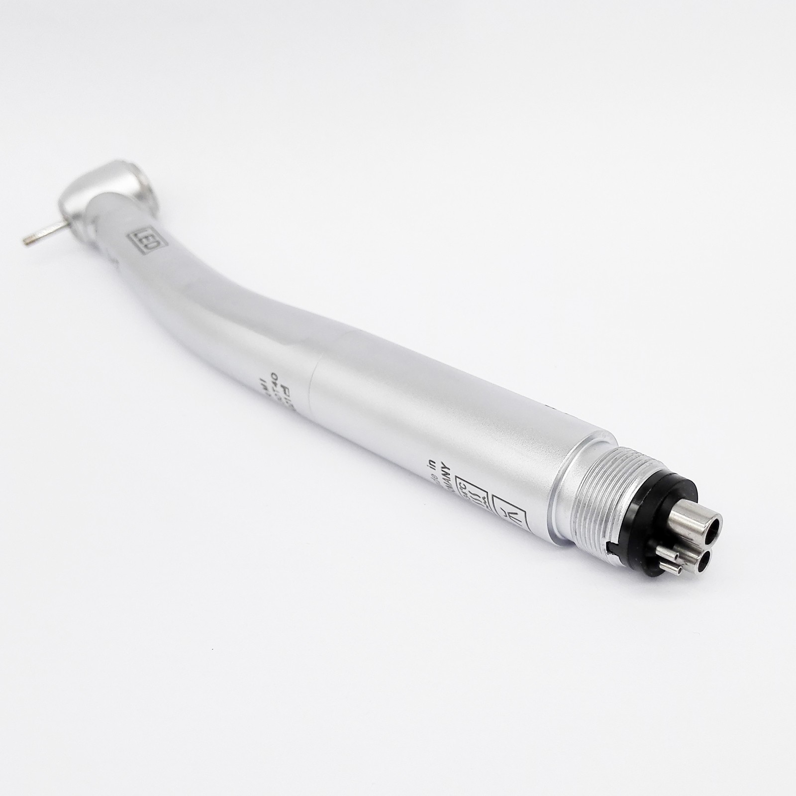 2x Sirona T3 Racer Dental High Speed Handpiece LED Fiber Optic 4Hole Push button