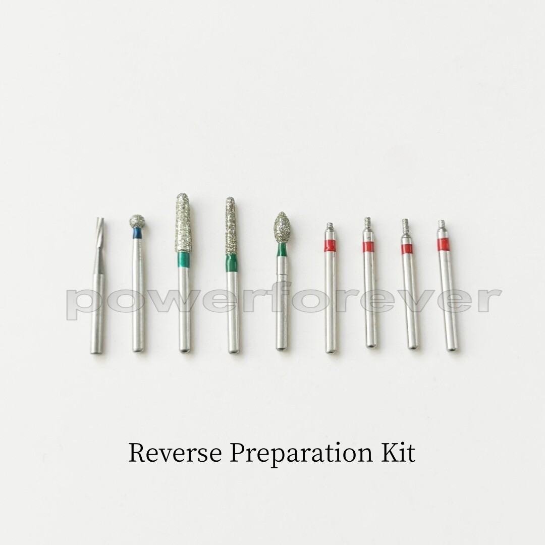Dental Interproximal Enamel Grinding Bur Inlay/Crown/Reverse Preparation Kit
