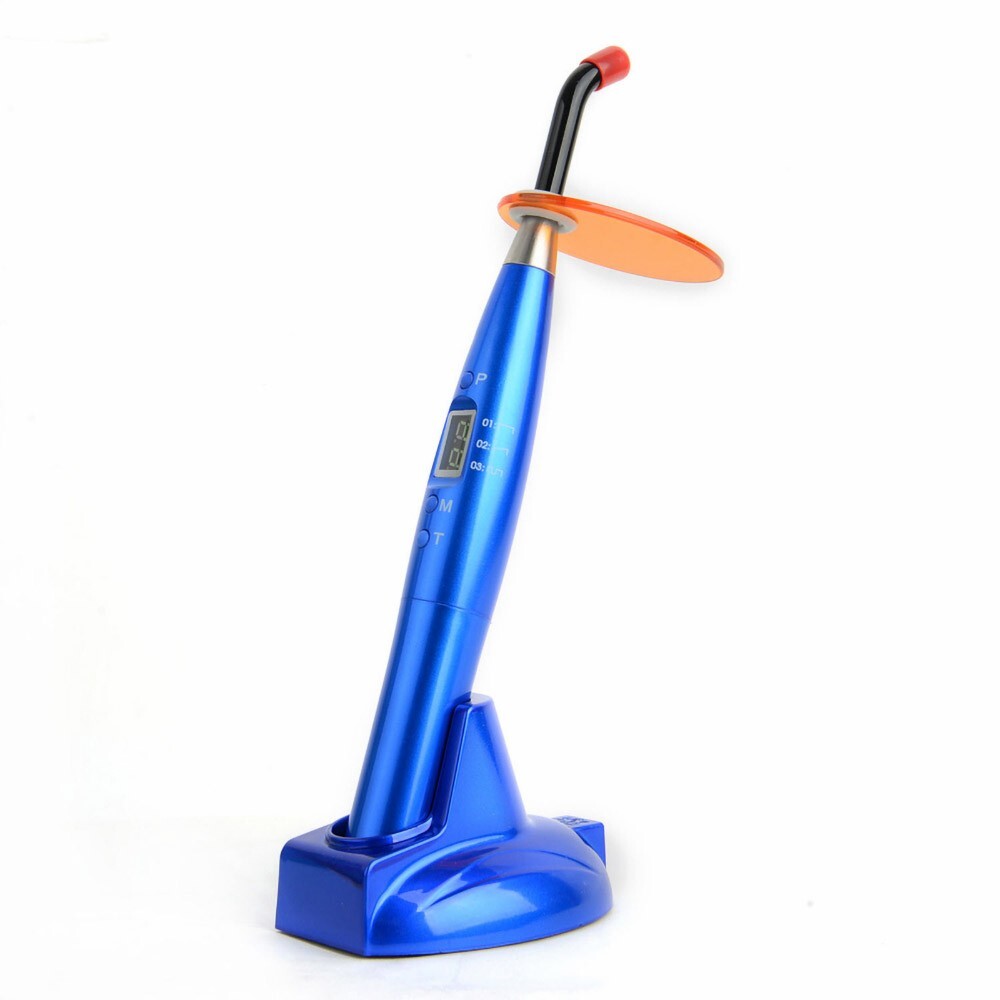 Dental Cordless LED Curing Light 1200mw 5W Cure Lamp 3 Modes