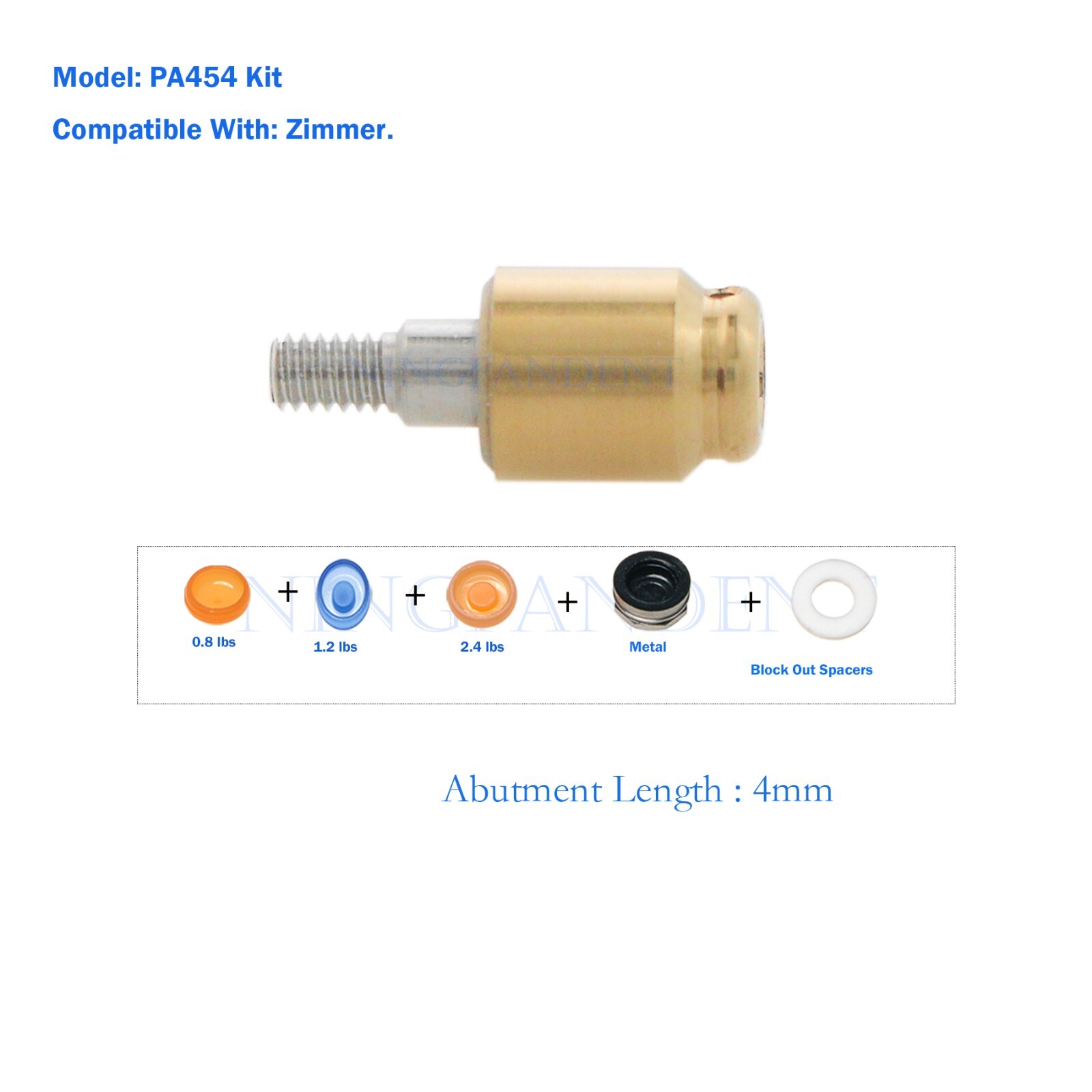 Zimmer Dental Locat0r Implant Abutment Screwdriver,Locat0r Core Tool,Male Cap