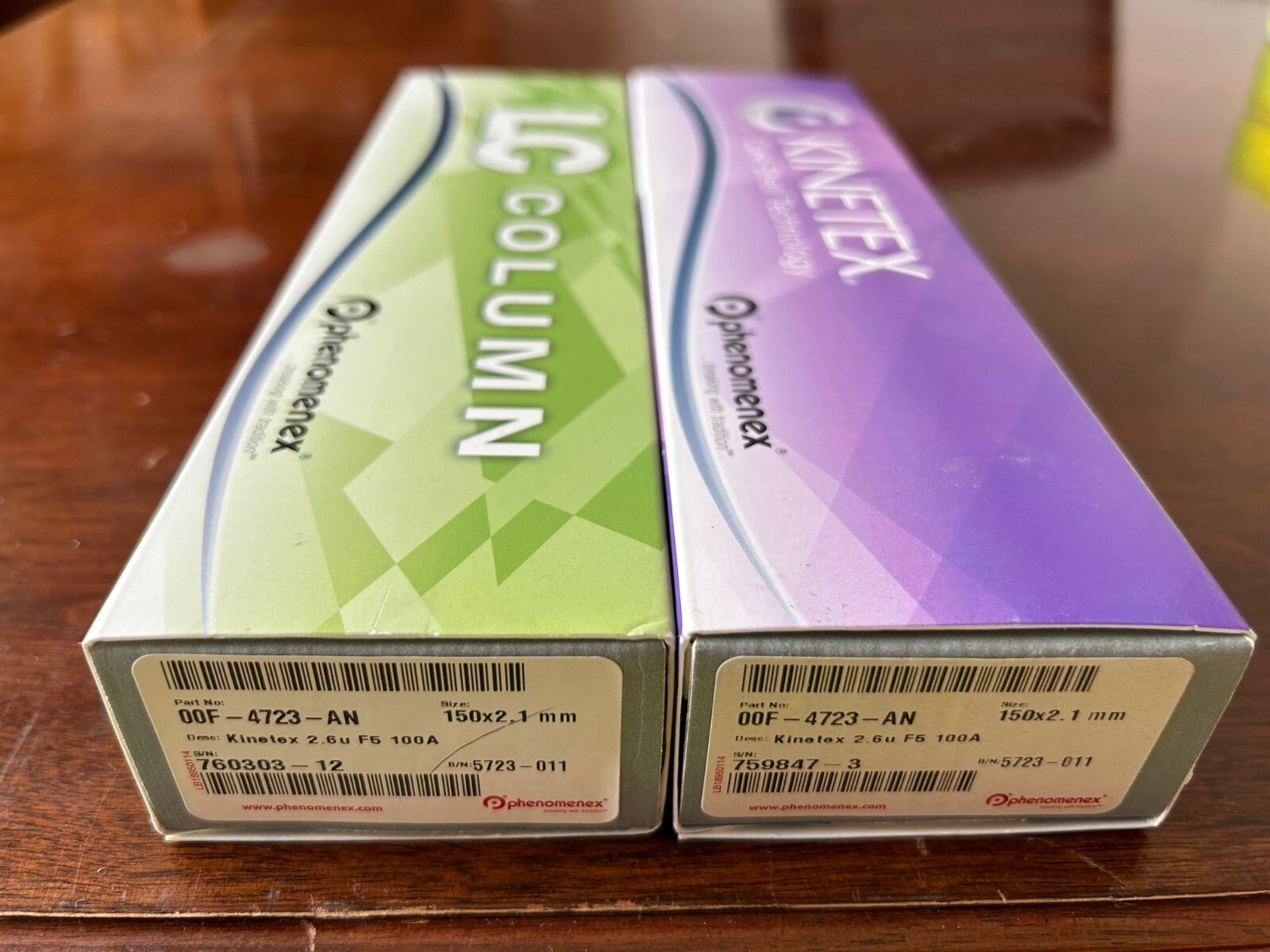 Sealed Phenomenex Kinetex F5 LC column  2.6 um 150 x2.1mm 00F-4723-AN