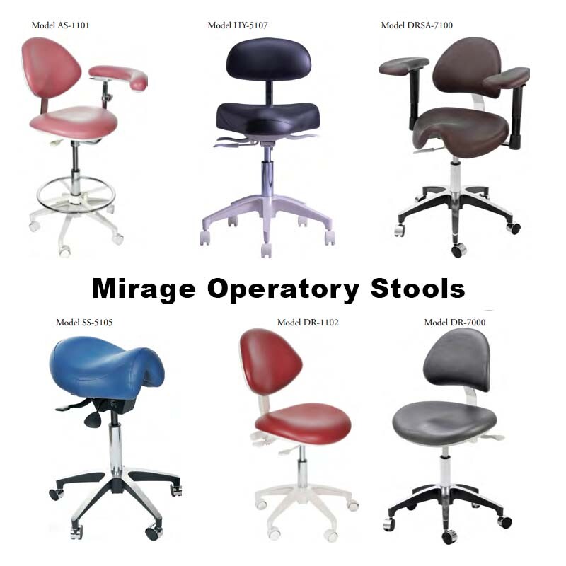 TPC Dental Mirage Operatory Stool