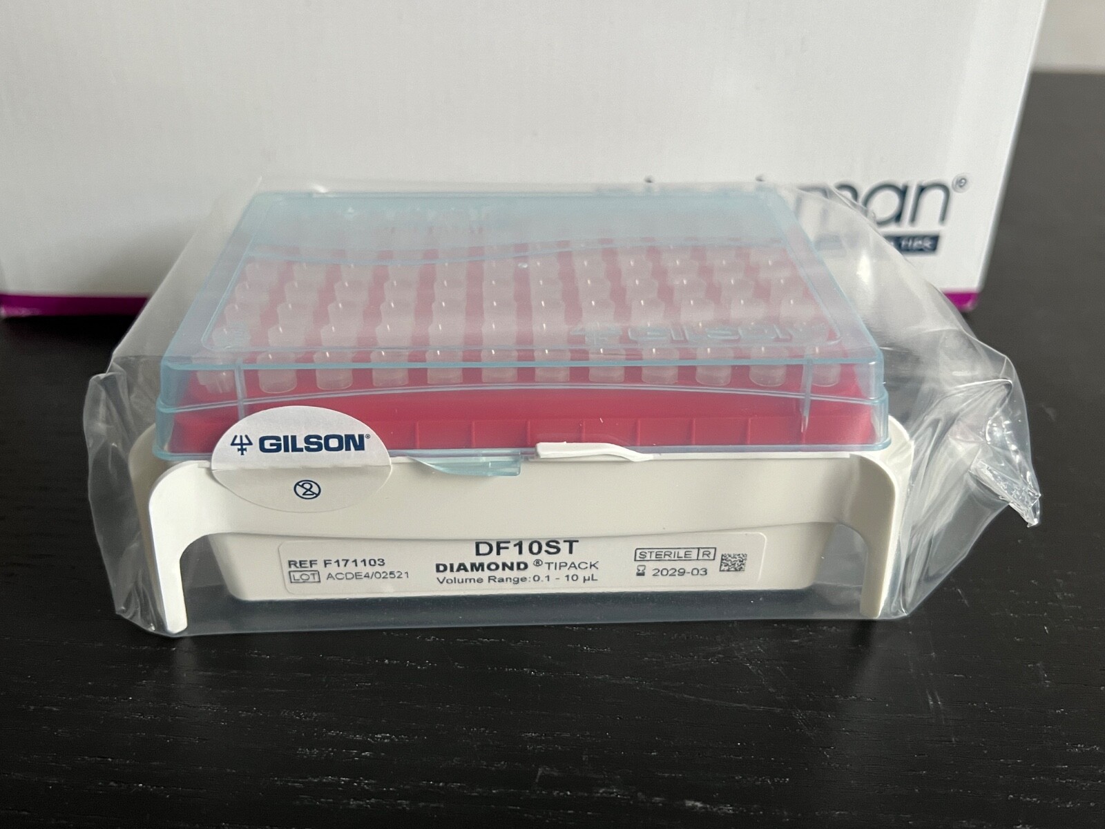 GILSON DIAMOND Pipette Tips DF10ST, 0.1-10 µL, 960 w/filter – Sterile 3/2029