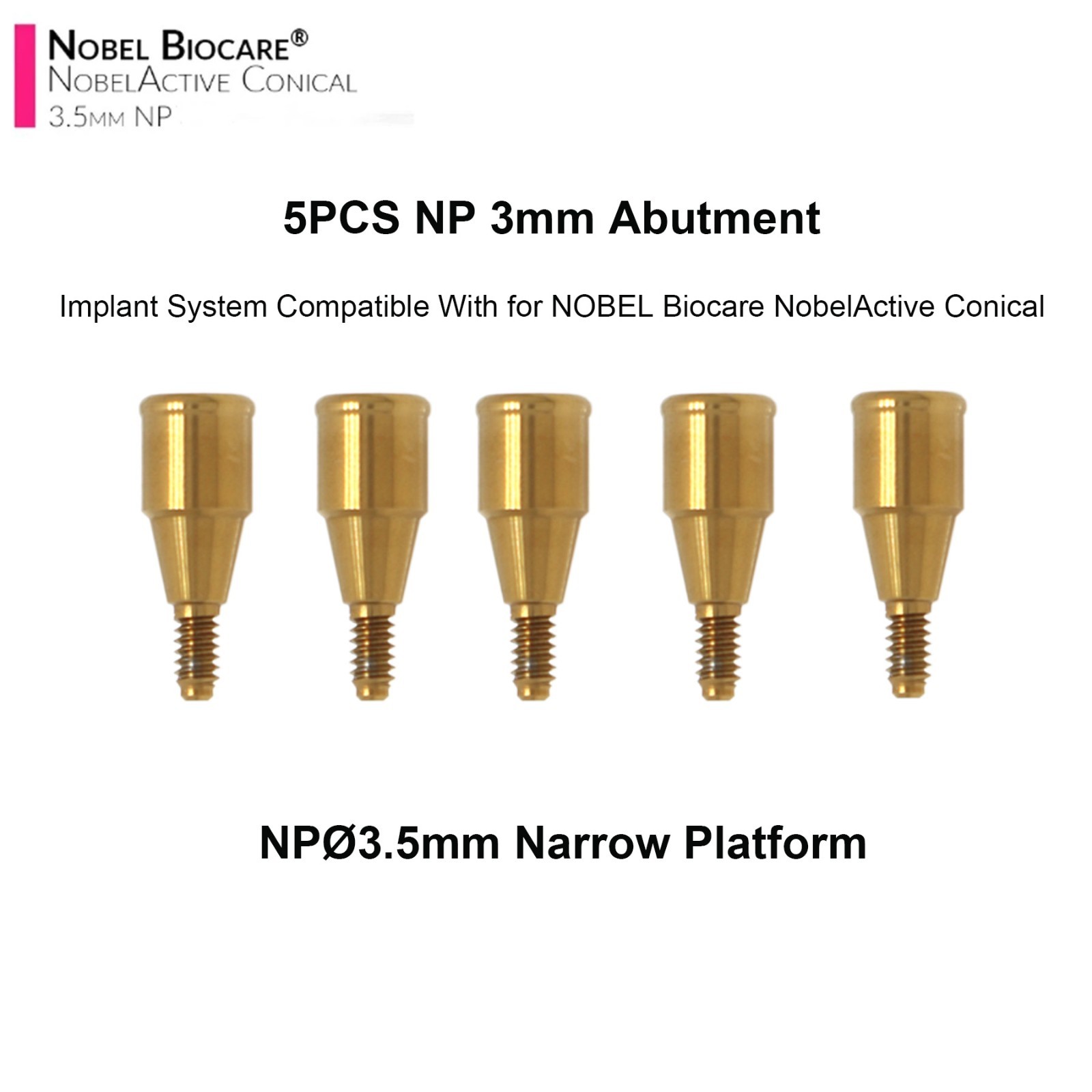 US Nobel Biocare Zest Locator Overdenture NOBEL Abutment NP & RP Retention Caps
