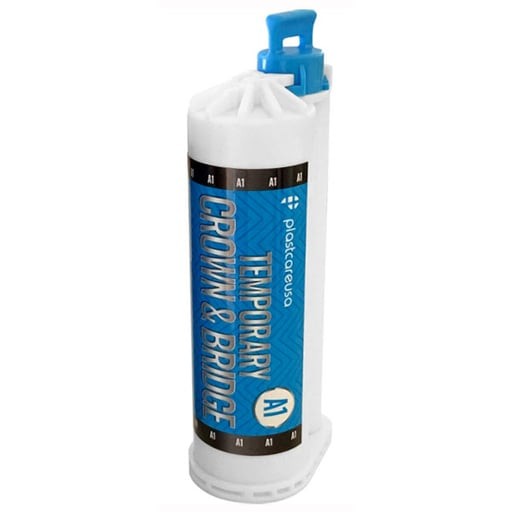 PlastCare TCB-A1 Temporary Crown & Bridge Material 10:1 A1 Cartridgle 50 mL