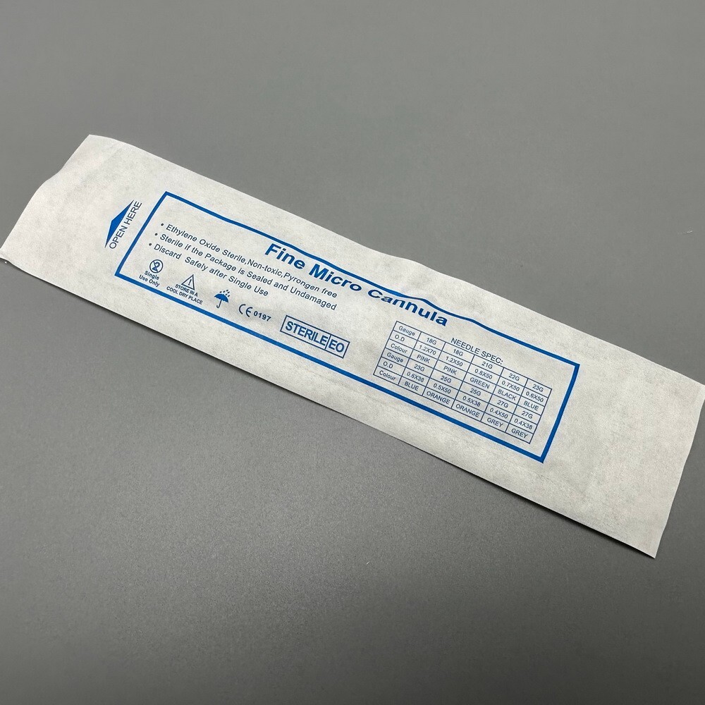 Brand New 5/10/50XDisposable Blunt Cannula with Puncture 18G 50mm-30G 25mm USA