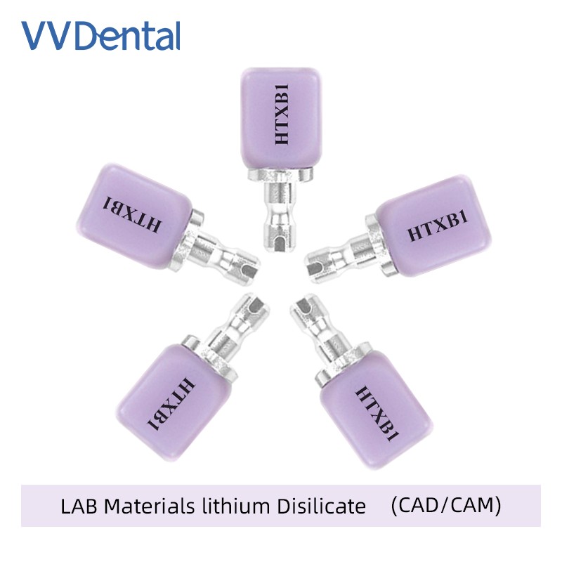 Dental Glass Ceramic Blocks Lithium Disilicate C14 High Transparency CAD/CAM