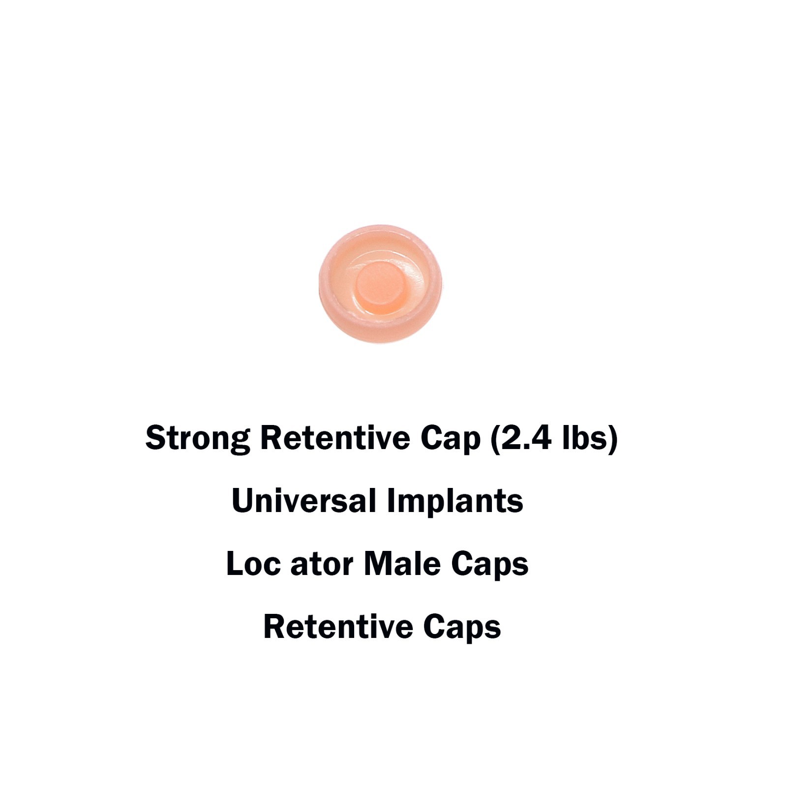 US Dental Overdenture Locator Abutments Retention Caps Implant Inserts 5pcs/set