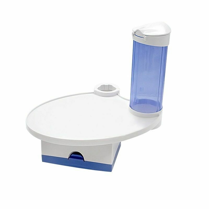 3-in-1 Cup Storage Holder w/ Tissue Box +Tray Plate for Dental Chair Unit