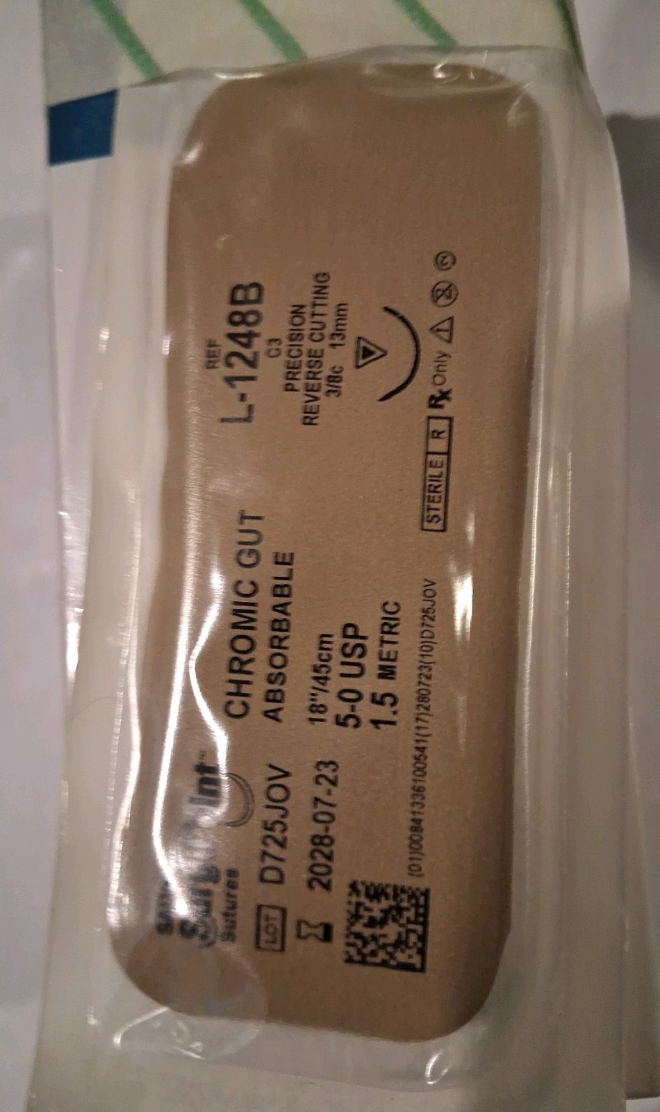 Salvin Surgipoint Sutures L-1248B NEW UNOPENED, SEALED BOX OF 12