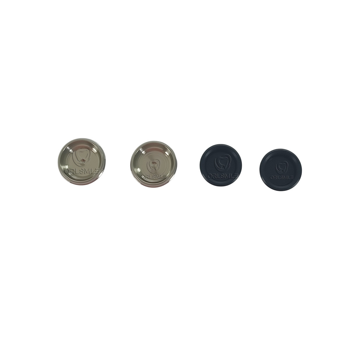 4 pcs Metal housing + 4 pcs black caps for Locator abutment