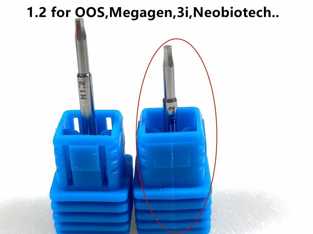 1pcs Dental Implant Abutment Hex Drivers For Low Speed Handpiece Wrench Kit 1.2